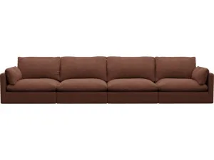Willow Muse Rust Modular Sofa - 4 Seater by James Lane, a Sofas for sale on Style Sourcebook