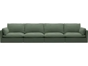 Willow Tribute Dark Jade Modular Sofa - 4 Seater by James Lane, a Sofas for sale on Style Sourcebook