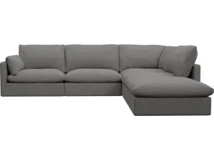 Willow California Slate Modular Sofa - 5 Seater RAF Terminal by James Lane, a Sofas for sale on Style Sourcebook