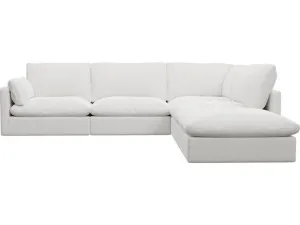 Willow Noa Fog Modular Sofa - 5 Seater RAF Terminal by James Lane, a Sofas for sale on Style Sourcebook