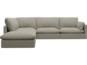 Willow Plaza Natural Modular Sofa - 5 Seater LAF Terminal by James Lane, a Sofas for sale on Style Sourcebook