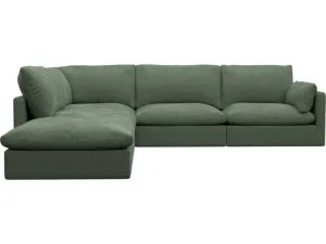 Willow Tribute Dark Jade Modular Sofa - 5 Seater LAF Terminal by James Lane, a Sofas for sale on Style Sourcebook
