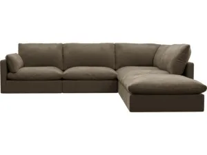 Willow Tribute Walnut Modular Sofa - 5 Seater RAF Terminal by James Lane, a Sofas for sale on Style Sourcebook