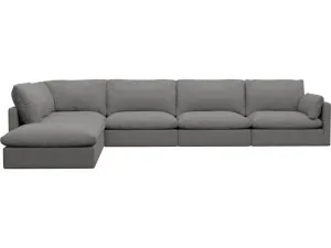 Willow California Slate Modular Sofa - 6 Seater LAF Terminal by James Lane, a Sofas for sale on Style Sourcebook
