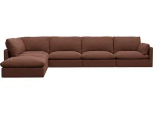 Willow Muse Rust Modular Sofa - 6 Seater LAF Terminal by James Lane, a Sofas for sale on Style Sourcebook
