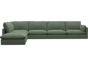 Willow Tribute Dark Jade Modular Sofa - 6 Seater LAF Terminal by James Lane, a Sofas for sale on Style Sourcebook