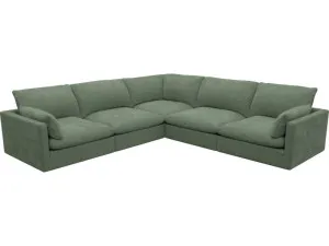 Willow Tribute Dark Jade Corner Sofa - 5 Seater by James Lane, a Sofas for sale on Style Sourcebook