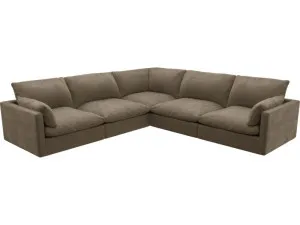 Willow Tribute Walnut Corner Sofa - 5 Seater by James Lane, a Sofas for sale on Style Sourcebook