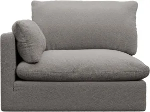 Willow Boucle Pumice 1 Seat Left Arm Facing Sofa Module by James Lane, a Sofas for sale on Style Sourcebook