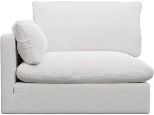 Willow Noa Fog 1 Seat Left Arm Facing Sofa Module by James Lane, a Sofas for sale on Style Sourcebook