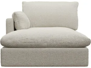 Willow Boucle Ivory Chaise Left Arm Facing Sofa Module by James Lane, a Sofas for sale on Style Sourcebook