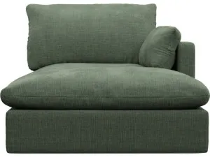 Willow Tribute Dark Jade Chaise Right Arm Facing Sofa Module by James Lane, a Sofas for sale on Style Sourcebook