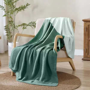 Ardor Isla Green Knitted Throw by null, a Throws for sale on Style Sourcebook