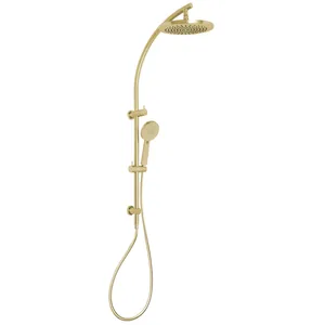 Phoenix Vivid Twin Shower Brushed Gold by PHOENIX, a Shower Heads & Mixers for sale on Style Sourcebook