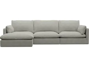 Willow Toorak Pebble Chaise Sofa - 3 Seater by James Lane, a Sofas for sale on Style Sourcebook