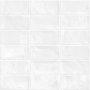 Hue Bianco Gloss 62.5x125mm by Amber, a Ceramic Tiles for sale on Style Sourcebook