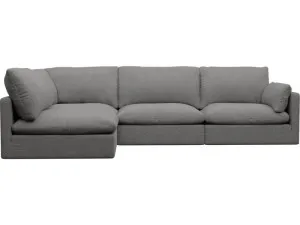 Willow California Slate Corner Sofa - 4 Seater LAF Terminal by James Lane, a Sofas for sale on Style Sourcebook