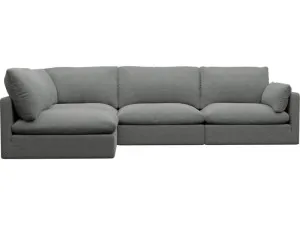 Willow Maya Flint Corner Sofa - 4 Seater LAF Terminal by James Lane, a Sofas for sale on Style Sourcebook