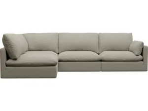 Willow Plaza Natural Corner Sofa - 4 Seater LAF Terminal by James Lane, a Sofas for sale on Style Sourcebook