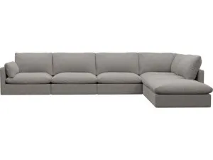 Willow Boucle Pumice Modular Sofa - 6 Seater RAF Terminal by James Lane, a Sofas for sale on Style Sourcebook