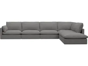 Willow California Slate Modular Sofa - 6 Seater RAF Terminal by James Lane, a Sofas for sale on Style Sourcebook
