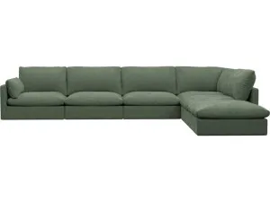 Willow Tribute Dark Jade Modular Sofa - 6 Seater RAF Terminal by James Lane, a Sofas for sale on Style Sourcebook