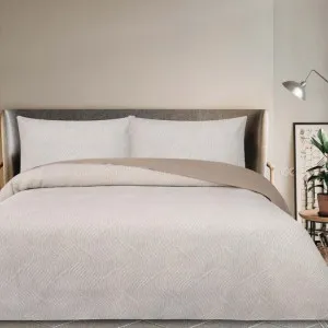 Odyssey Living Soho Ultrasonic Linen Quilt Cover Set by null, a Quilt Covers for sale on Style Sourcebook