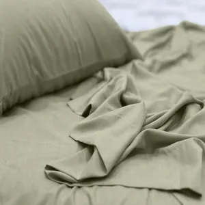 Odyssey Living Bamboo Blend Olive Sheet Set by null, a Sheets for sale on Style Sourcebook
