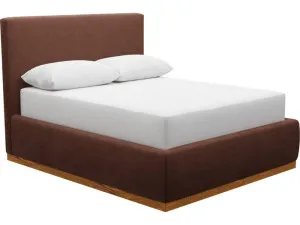 Haven Dark Gas Lift Bed Muse Rust by James Lane, a Beds & Bed Frames for sale on Style Sourcebook