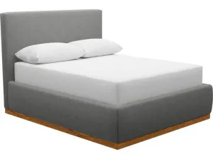 Haven Dark Gas Lift Bed Maya Flint by James Lane, a Beds & Bed Frames for sale on Style Sourcebook