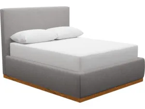 Haven Dark Gas Lift Bed View Steel by James Lane, a Beds & Bed Frames for sale on Style Sourcebook