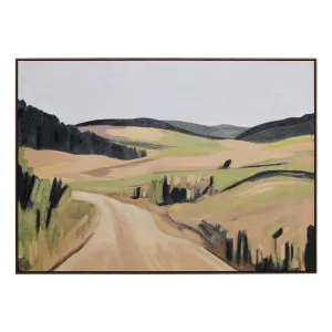 Golden Fields Box Framed Canvas in 140 x 100cm by OZ Design, a Painted Canvases for sale on Style Sourcebook