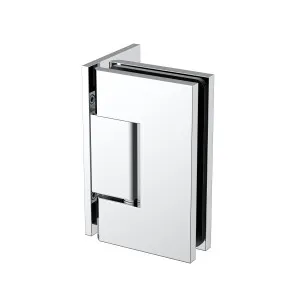 Boston Wall to Glass 90 Degree Hinge with L Type Mounting Plate -Satin Chrome by Estelle, a Bathroom Fixtures for sale on Style Sourcebook