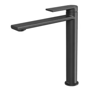 Teel Hob Tall Basin Mixer 200mm Spout 5Star Lead Free | Made From Brass In Matte Black By Phoenix by PHOENIX, a Bathroom Taps & Mixers for sale on Style Sourcebook