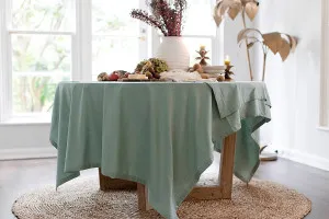 Stunning Sage Tablecloth 150cm x150cm by NF Living, a Aprons for sale on Style Sourcebook