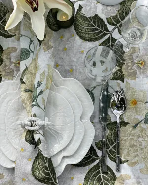 Set Of 4 100% Linen Napkins Fleur by Hutch Accessories, a Aprons for sale on Style Sourcebook