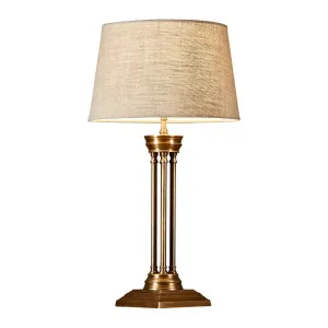 Hudson Table Table Lamp Base Brass by Florabelle Living, a Lamps for sale on Style Sourcebook