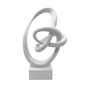 Sana Abstract Sculpture White by Florabelle Living, a Statues & Ornaments for sale on Style Sourcebook