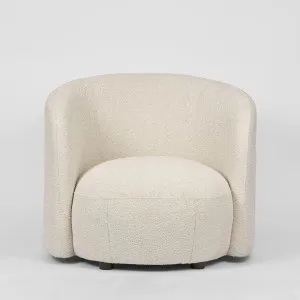 Plume ArmChair Vanilla Boucle by Florabelle Living, a Chairs for sale on Style Sourcebook