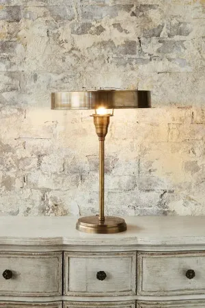 Bankstown Table Lamp Large Antique Brass by Florabelle Living, a Lamps for sale on Style Sourcebook