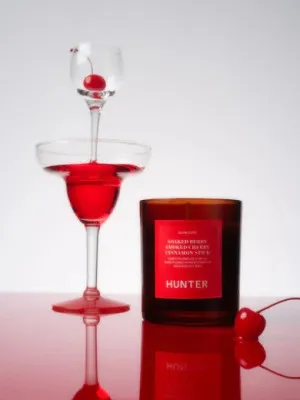 Hunter Candles Christmas Slow Burn  Soaked Berry Smoked Cherry & Cinammon by Hunter Candles, a Candles for sale on Style Sourcebook