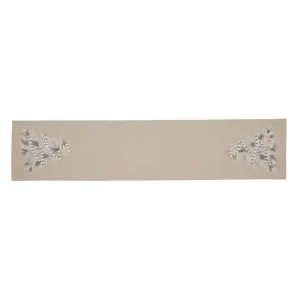 Jewelled Christmas Tree Cotton Table Runner 30x140cm Silver by Coast to Coast, a Table Cloths & Runners for sale on Style Sourcebook