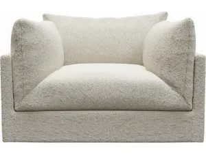 Finley Boucle Ivory Armchair by James Lane, a Chairs for sale on Style Sourcebook