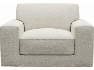 Monica Boucle Ivory Armchair by James Lane, a Chairs for sale on Style Sourcebook