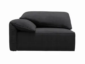 Clarence Plaza Flint Grey 2 Seat Left Arm Facing Sofa Module by James Lane, a Sofas for sale on Style Sourcebook