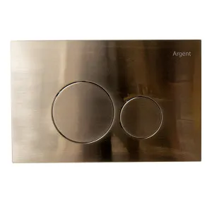 Argent Grace Flush Plate Round Mechanical Brushed Nickel by Argent, a Toilets & Bidets for sale on Style Sourcebook