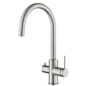 Bella Vista Mica Heritage 3-Way Filter Sink Mixer Brushed Nickel by Bella Vista, a Kitchen Taps & Mixers for sale on Style Sourcebook