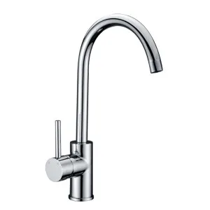 Cylindro Pin Handle Gooseneck Sink Mixer Chrome by Bourne, a Kitchen Taps & Mixers for sale on Style Sourcebook