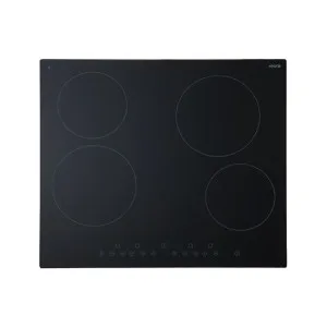 Euro Appliances Ceran Touch Electric Cooktop, Black Glass, 60cm by Euro Appliances, a Cooktops for sale on Style Sourcebook