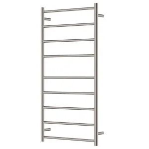 Fienza Isabella Heated Towel Rail 600 x 1200mm Brushed Nickel by Fienza, a Towel Rails for sale on Style Sourcebook
